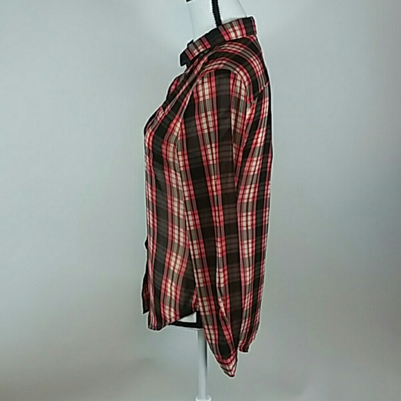 ABS by Allen Schwartz Sheer button down shirt - Picture 2 of 4